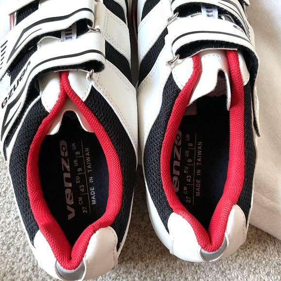 VENZO CYCLING BIKING PELOTON SHOES MEN’S 9 Women’s 10.5 - Picture 11 of 12